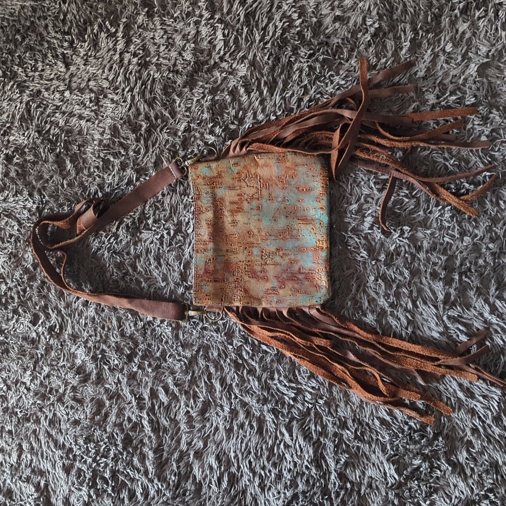 8x8 crossbody genuine leather purse